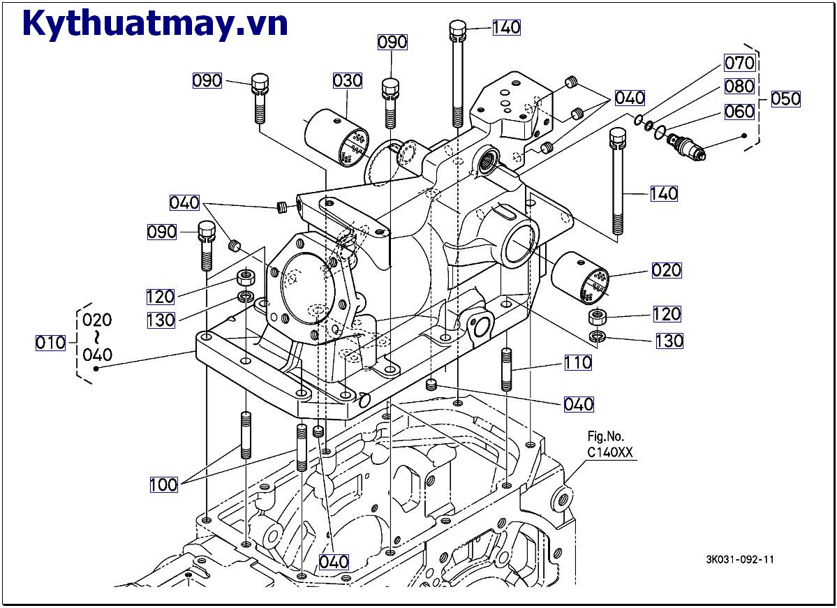 Hộp xilanh thủy lực